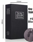 Student Gift Dictionary Mini Safe Box Book Hidden Secret Key Lock Coin Bank Card Jewellery Private Diary Storage Password Locker