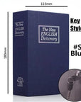 Student Gift Dictionary Mini Safe Box Book Hidden Secret Key Lock Coin Bank Card Jewellery Private Diary Storage Password Locker
