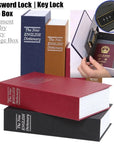 Student Gift Dictionary Mini Safe Box Book Hidden Secret Key Lock Coin Bank Card Jewellery Private Diary Storage Password Locker
