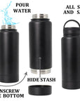 Stainless Steel Hidden Water Bottle Safe - Keep Your Valuables Secure with a Stylish Diversion Tumbler!