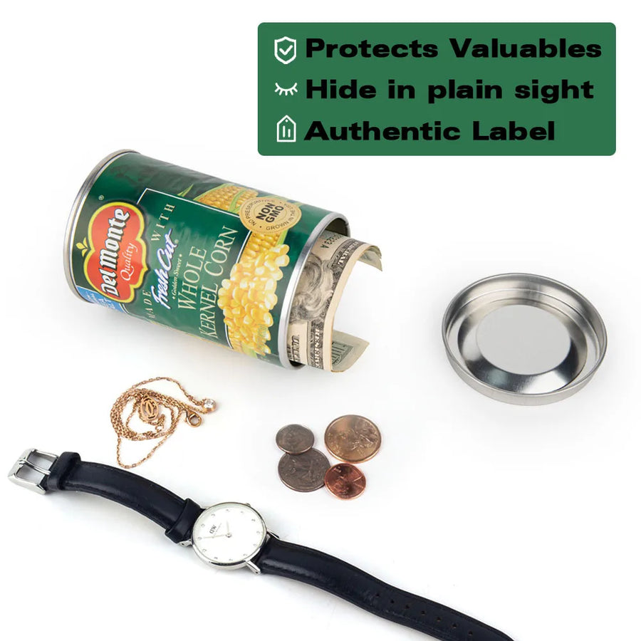 Discreet Hidden Safe Can - Your Secret Stash for Cash, Jewelry, and Valuables