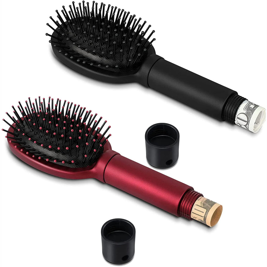Hair Comb Secret Stash: The Discreet Diversion Brush for Safeguarding Your Valuables