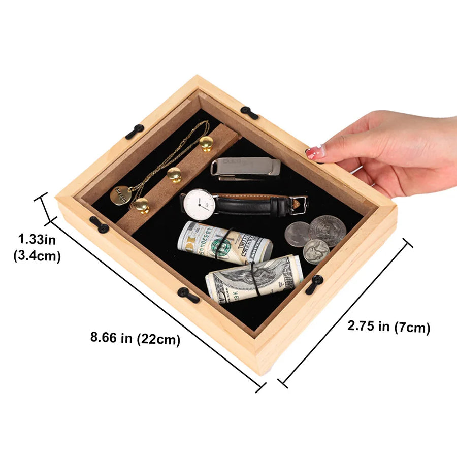 Discreet Hidden Storage Compartment Photo Frame - Perfect for Safeguarding Cash, Jewelry, Keys & More - Ideal Gift for Home or Office